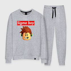 Женский костюм Sigma boy roblox head - мем Роблокс Сигма бой