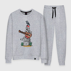 Женский костюм Скелет с гитаркой