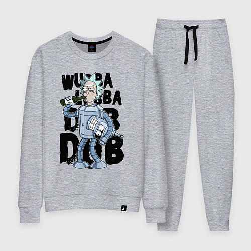 Женский костюм Рик и Бендер / Меланж – фото 1