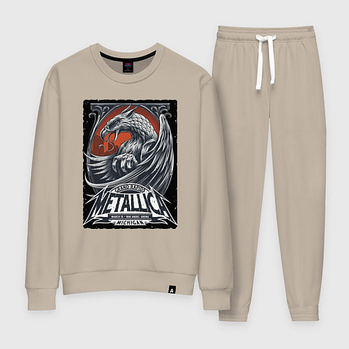 Женский костюм Metallica - Michigan playbill Grand rapids / Миндальный – фото 1