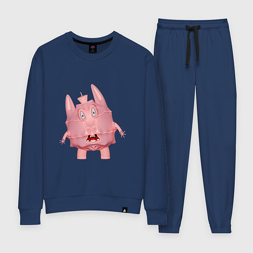 Женский костюм Cartoon monster pink / Тёмно-синий – фото 1