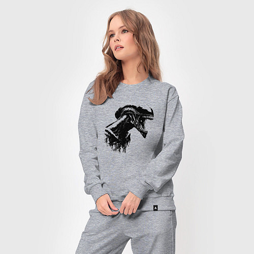 Женский костюм Мощный ксеноморф / Меланж – фото 3