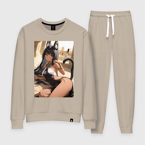 Женский костюм Сфинкс в древнем Египте / Миндальный – фото 1