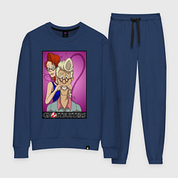 Костюм хлопковый женский Ghostbusters - Egon and Janine, цвет: тёмно-синий