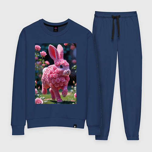 Женский костюм Кролик из роз / Тёмно-синий – фото 1