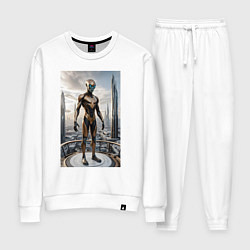 Женский костюм Инопланетянин в городе будущего