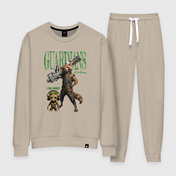 Женский костюм Малыш грут и енот ракета из стражи галактики