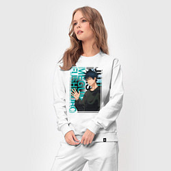 Костюм хлопковый женский Мегуми фусигуро заклинатель, цвет: белый — фото 2