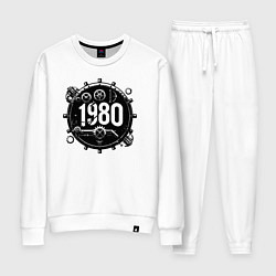 Костюм хлопковый женский Механический 1980, цвет: белый