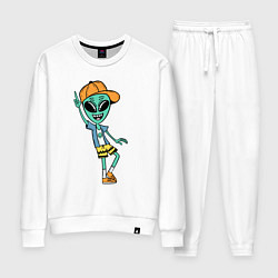Женский костюм Инопланетянин в кепке танцует
