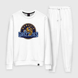 Костюм хлопковый женский Memphis Grizzlies - NBA, цвет: белый