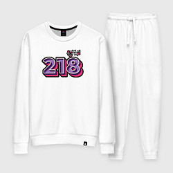 Костюм хлопковый женский Игрок 218, цвет: белый