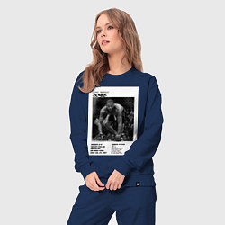 Костюм хлопковый женский Джон Джонс постер, цвет: тёмно-синий — фото 2