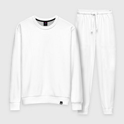 Костюм хлопковый женский Ярость девушки самурая, цвет: белый