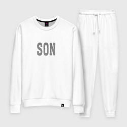 Костюм хлопковый женский SON мерч Джекса Теллера из Сынов Анархии, цвет: белый