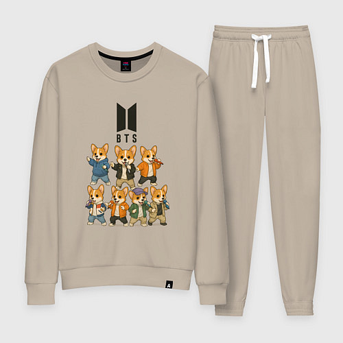 Женский костюм BTS группа из корги / Миндальный – фото 1