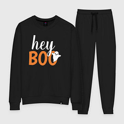 Костюм хлопковый женский Hey boo привидение, цвет: черный