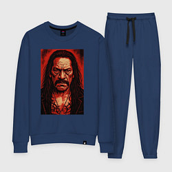 Костюм хлопковый женский Дэнни Трехо, цвет: тёмно-синий