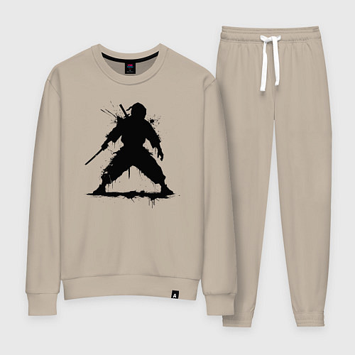 Женский костюм Тень воина ниндзя / Миндальный – фото 1