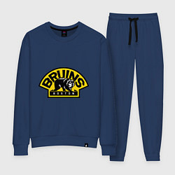 Костюм хлопковый женский HC Boston Bruins Label, цвет: тёмно-синий