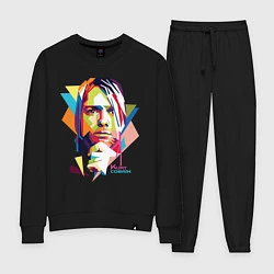 Костюм хлопковый женский Kurt Cobain: Colors, цвет: черный