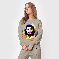 Костюм хлопковый женский Che Guevara Art, цвет: миндальный — фото 2
