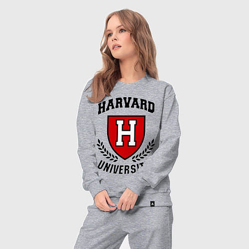 Женский костюм Harvard University / Меланж – фото 3