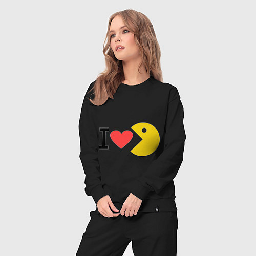 Женский костюм I love Packman / Черный – фото 3