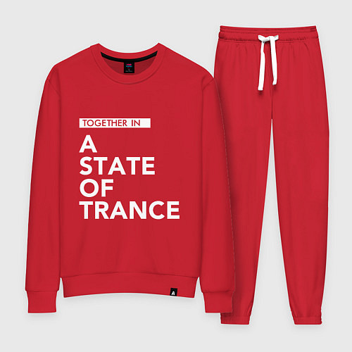 Женский костюм Together in A State of Trance / Красный – фото 1