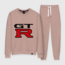 Костюм хлопковый женский Gtr, цвет: пыльно-розовый