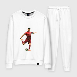 Костюм хлопковый женский Ronaldo 07, цвет: белый