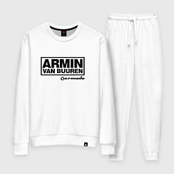 Костюм хлопковый женский Armin van Buuren, цвет: белый