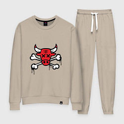 Женский костюм Chicago Bulls (череп)