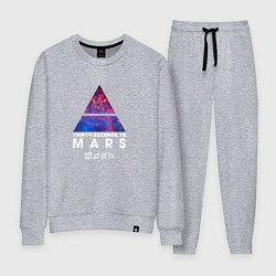 Костюм хлопковый женский 30 STM: cosmos, цвет: меланж