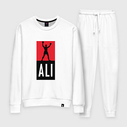 Костюм хлопковый женский Ali by boxcluber, цвет: белый
