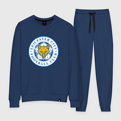 Костюм хлопковый женский Leicester City FC, цвет: тёмно-синий