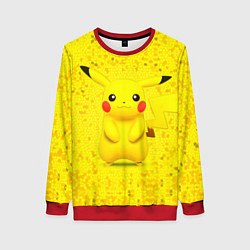 Свитшот женский Pikachu, цвет: 3D-красный