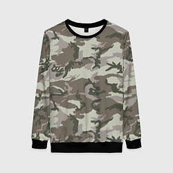 Женский свитшот Камуфляж лесной летний