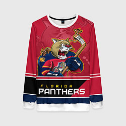 Свитшот женский Florida Panthers, цвет: 3D-белый