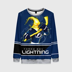 Свитшот женский Bay Lightning, цвет: 3D-меланж
