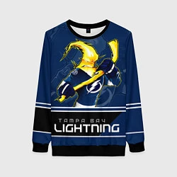 Свитшот женский Bay Lightning, цвет: 3D-черный
