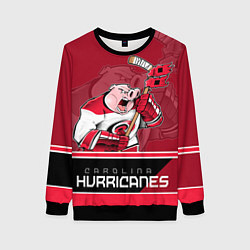 Свитшот женский Carolina Hurricanes, цвет: 3D-черный