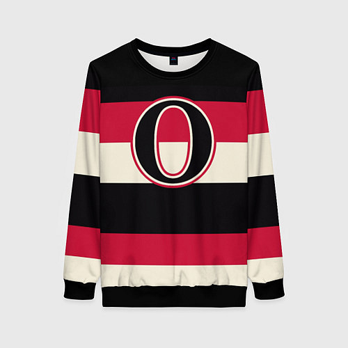 Женский свитшот Ottawa Senators O / 3D-Черный – фото 1