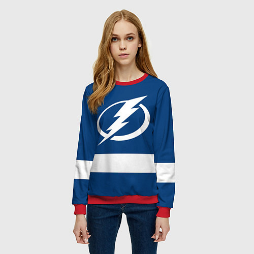 Женский свитшот Tampa Bay Lightning / 3D-Красный – фото 3