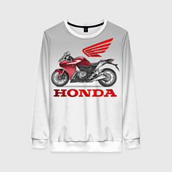 Свитшот женский Honda 2, цвет: 3D-белый