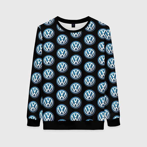 Женский свитшот Volkswagen / 3D-Черный – фото 1