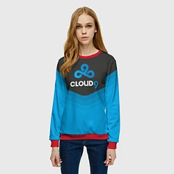 Свитшот женский Cloud 9 Uniform, цвет: 3D-красный — фото 2