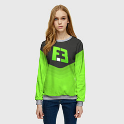 Свитшот женский FlipSid3 Uniform, цвет: 3D-меланж — фото 2