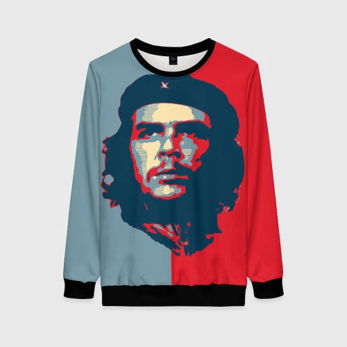 Женский свитшот Che Guevara / 3D-Черный – фото 1