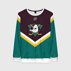 Свитшот женский NHL: Anaheim Ducks, цвет: 3D-белый